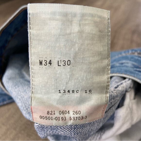 Vintage Levi’s 501 size 33 W 30 L - Picture 10 of 14